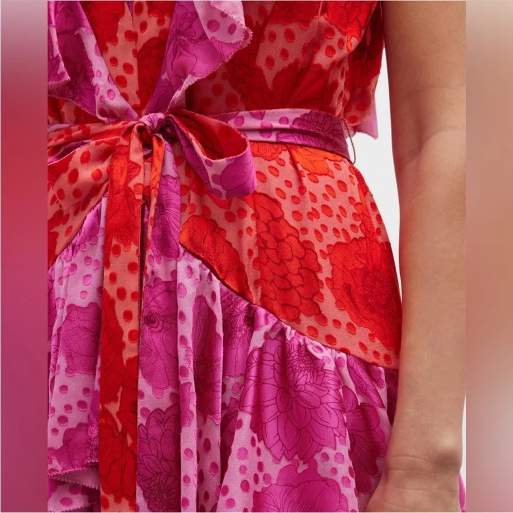 Le Superbe Aurora Flora Lil Flirt Ruffle Mini Dress - Picture 9 of 16